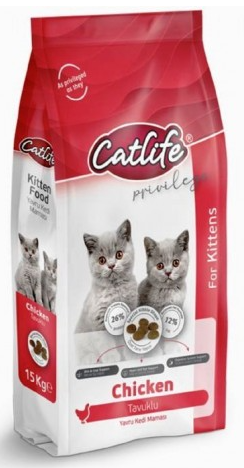 Catlife Tavuklu Yavru 15 kg