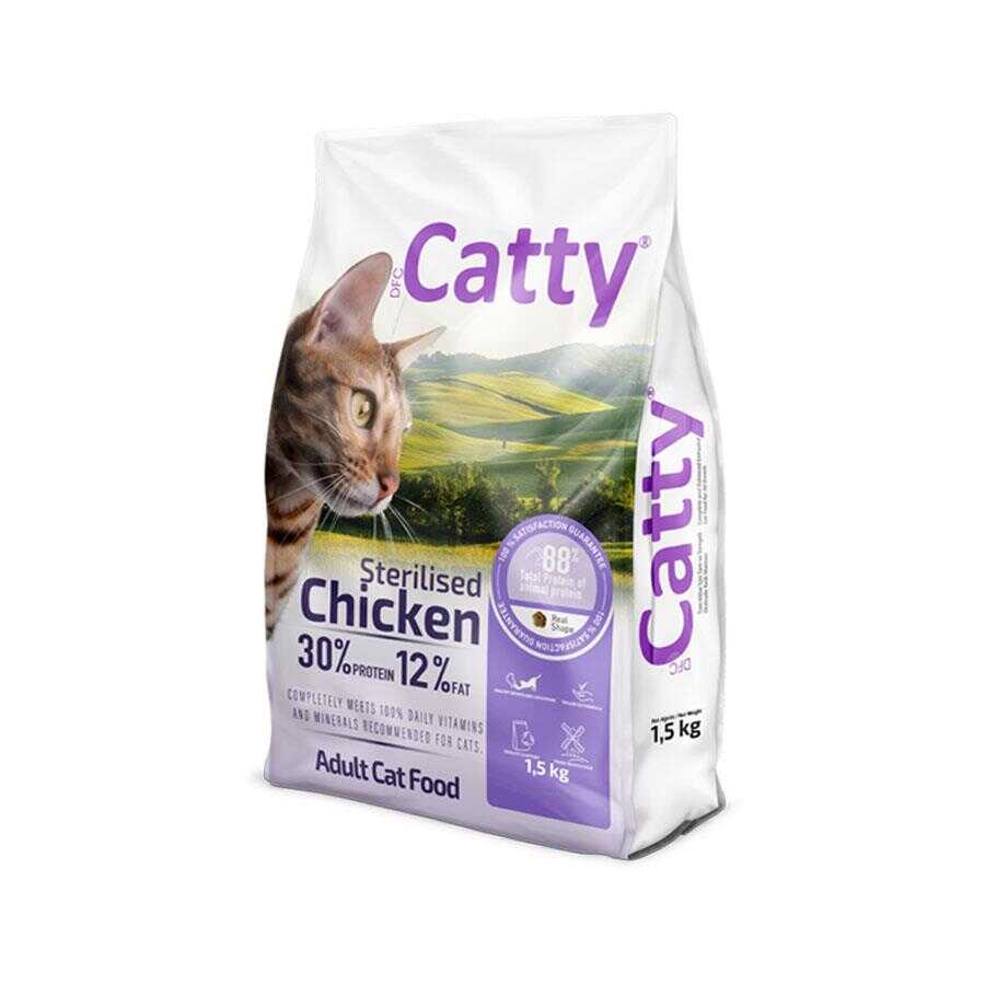 Catty Kısırlaştırılmış Tavuklu 1,5 Kg