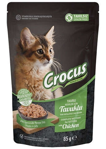 Crocus Tahılsız Tavuklu Jöleli Yavru 85 gr