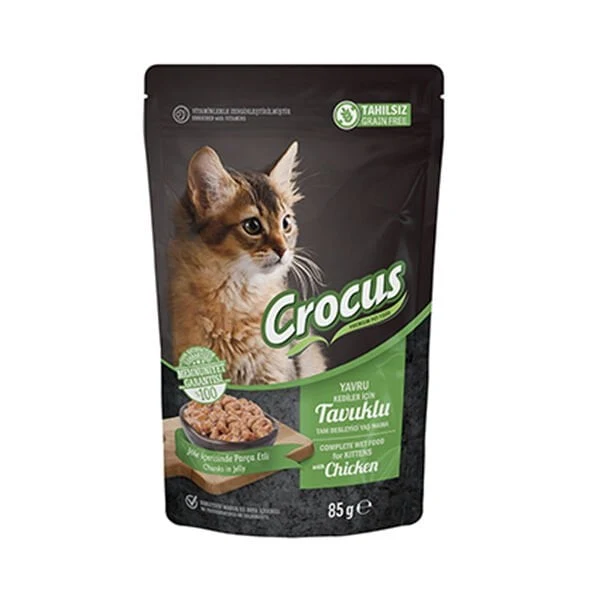 Crocus Tahılsız Tavuklu Jöleli Yavru 85 gr