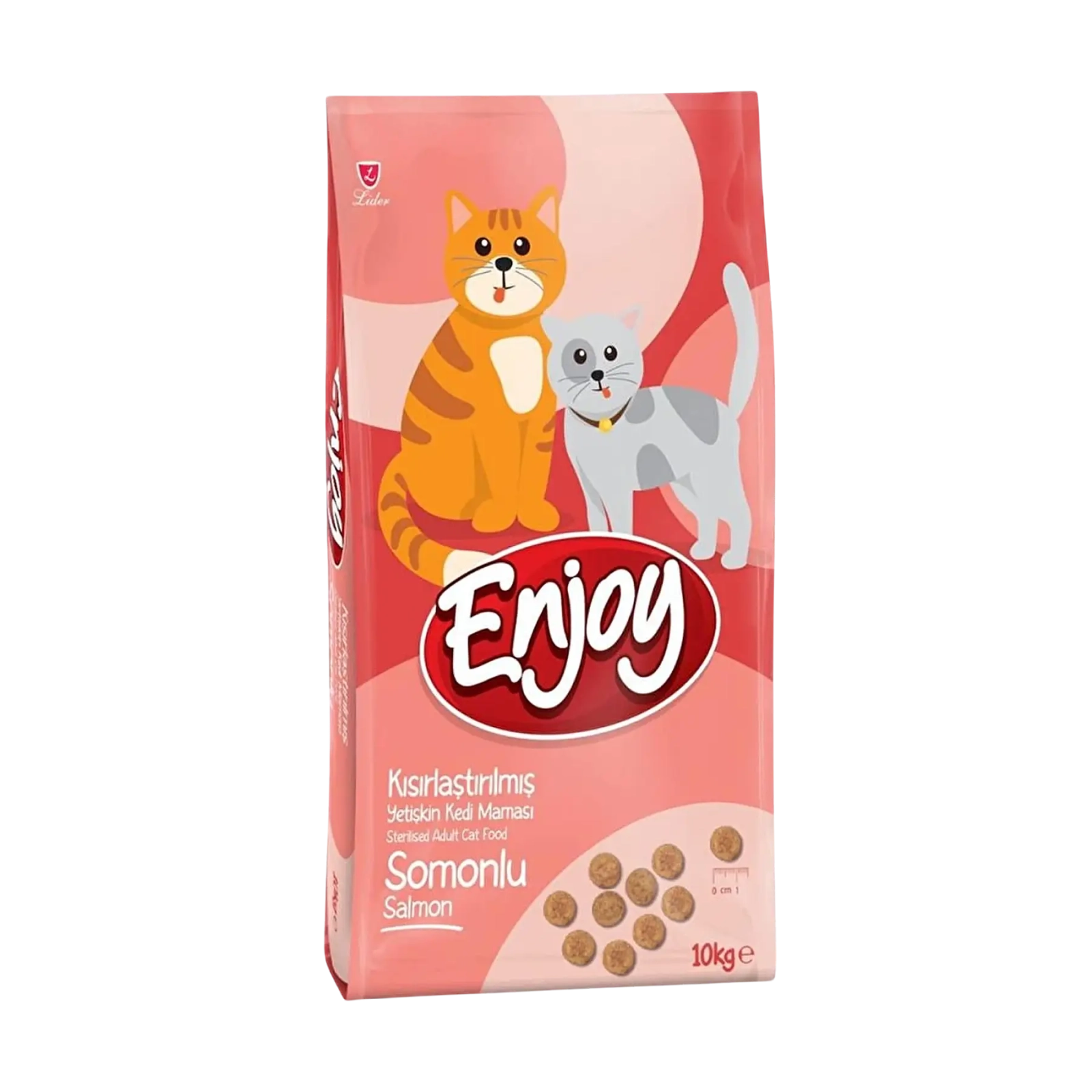 Enjoy Somonlu Kısırlaştırılmış Yetişkin Kedi Maması 10 kg