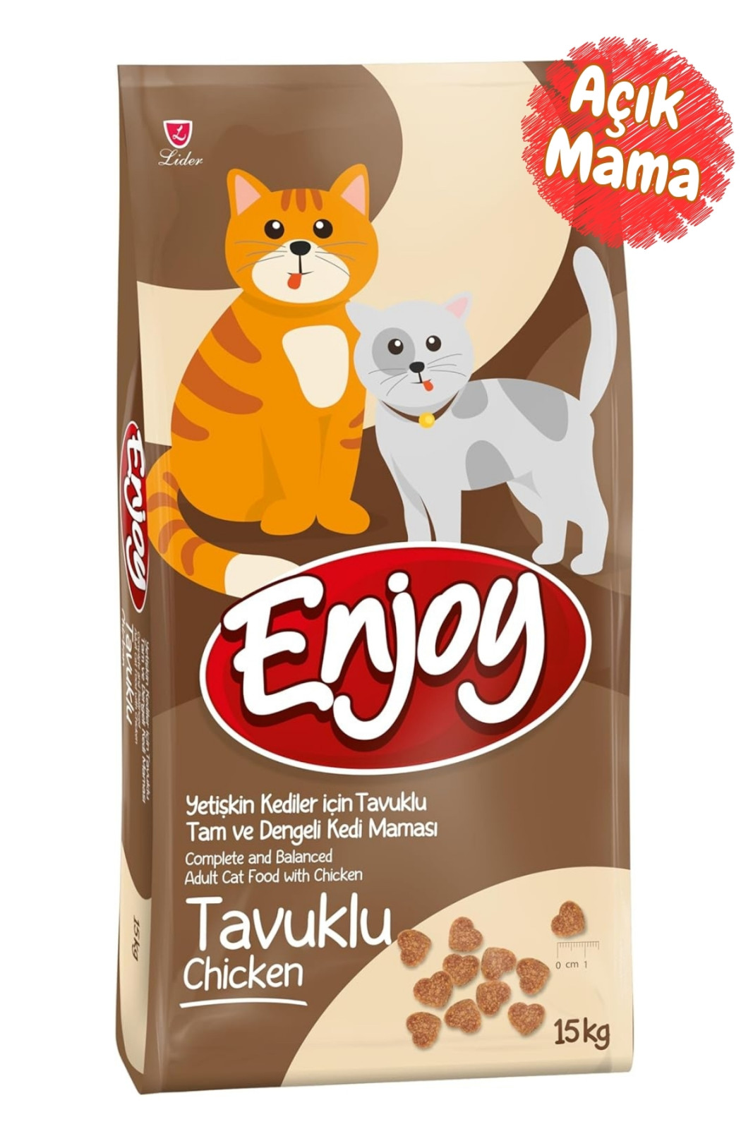 Enjoy Tavuklu Yetişkin Kedi Maması 1 KG