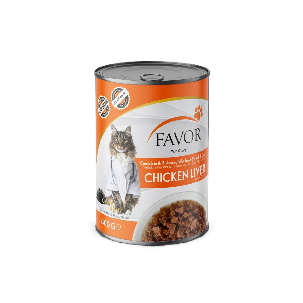 Favor Tavuk Ciğerli 400 gr