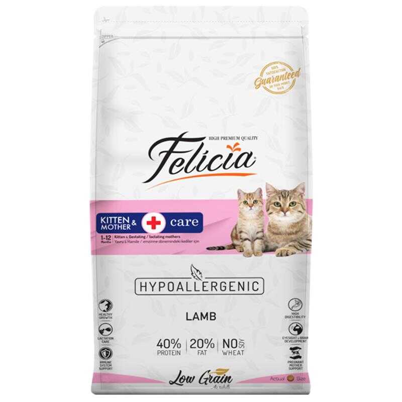 Felicia Düşük Tahıllı Kuzu Etli Yavru 12 kg