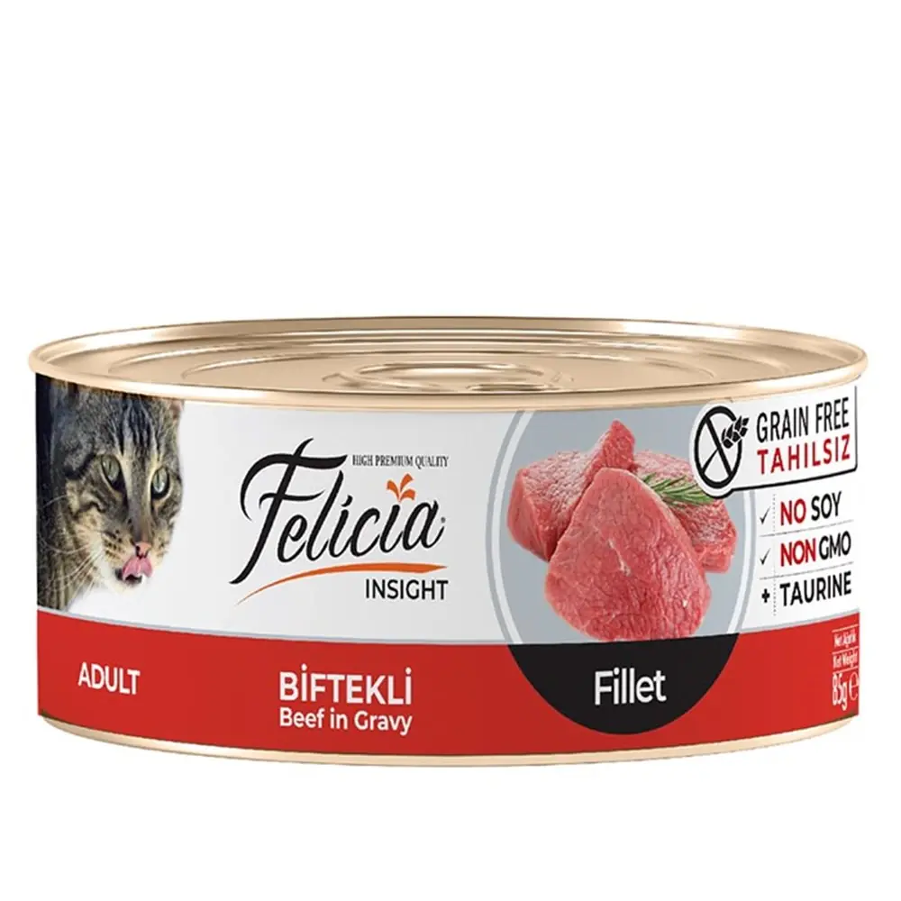 Felicia Tahılsız Biftekli Fileto 85 gr