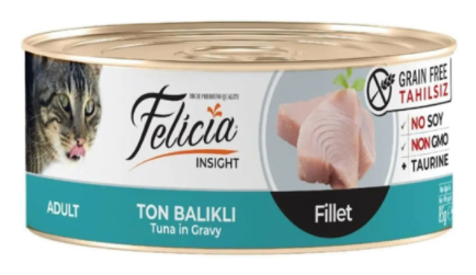 Felicia Tahılsız Ton Balıklı Fileto Yetişkin 85 gr