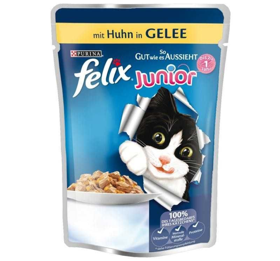 Felix Junior Pouch Tavuklu 100 gr