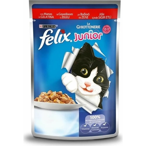 Felix Junior Sığır Etli Yaş 100 gr