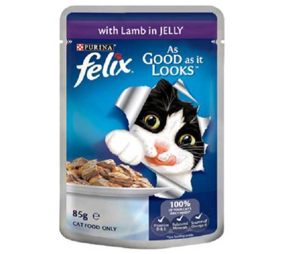 Felix Pouch Kuzu Etli 100 gr