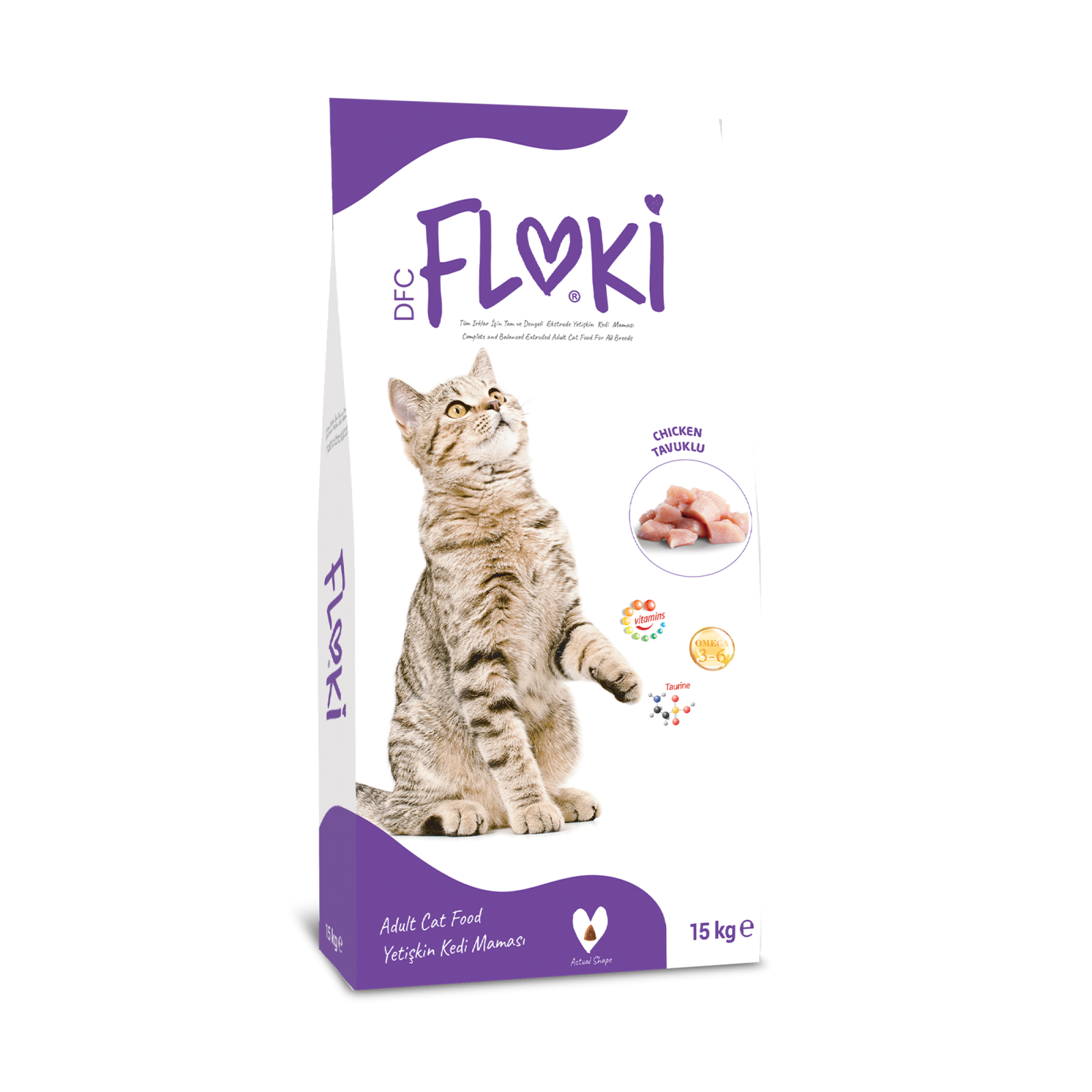 Floki Tavuklu Yetişkin 15 kg