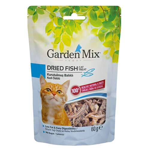 Garden Mix Kurutulmuş Balıklı 60 gr