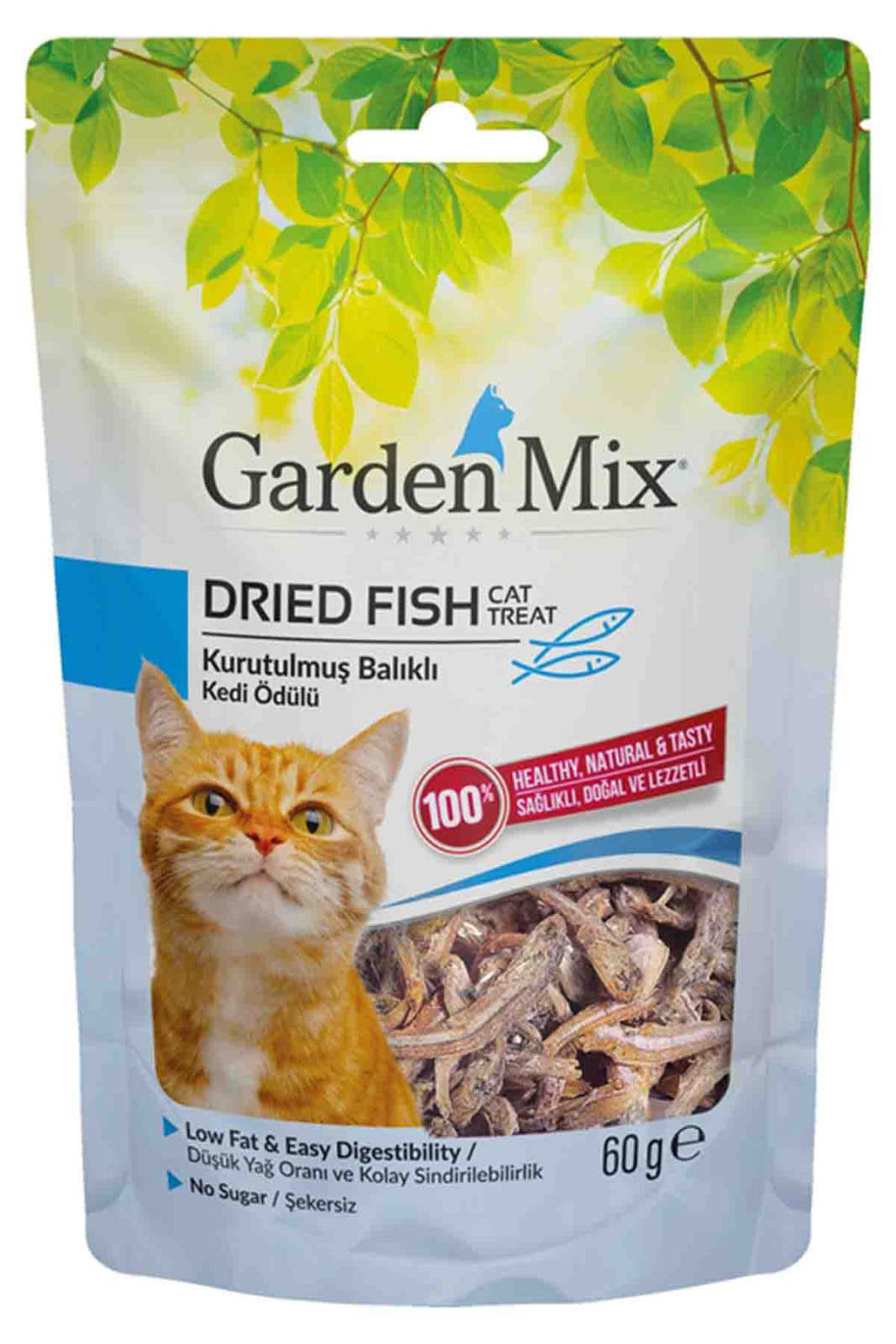 Garden Mix Kurutulmuş Balıklı 60 gr