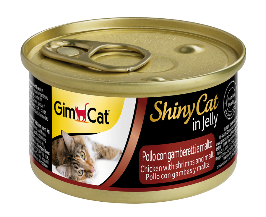 Gimcat Shinycat Tavuk Karides Malt 70 gr
