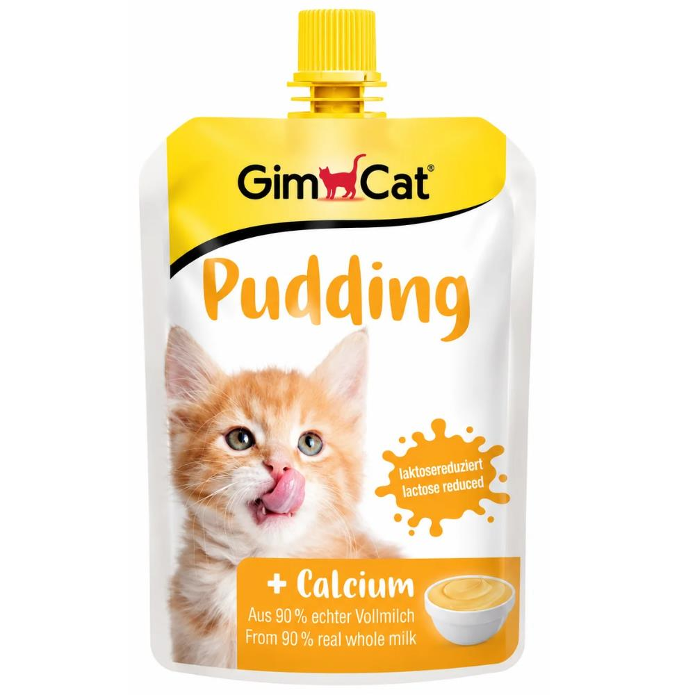 Gimcat Sütlü Kalsiyum İlaveli Kedi Ödül Pudingi 150 gr