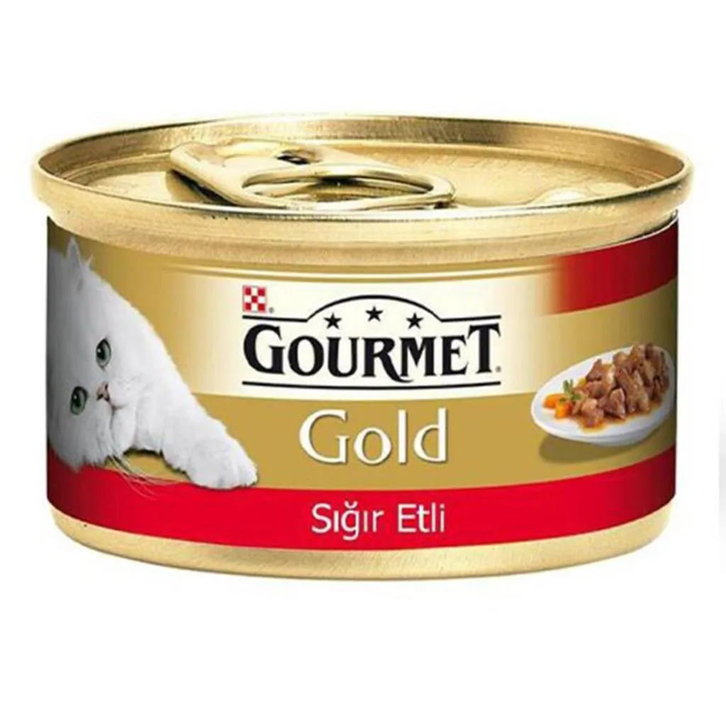 Gourmet Gold Parça Etli Soslu Sığır Etli 85 gr