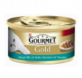 Gourmet Gold Parça Etli Soslu Somonlu Tavuklu 85 gr