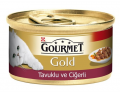 Gourmet Gold Tavuk ve Ciğerli Yetişkin 85 gr