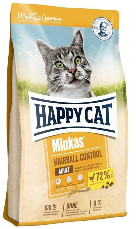 Happy Cat Minkas Hairball Tavuklu Adult 10 kg