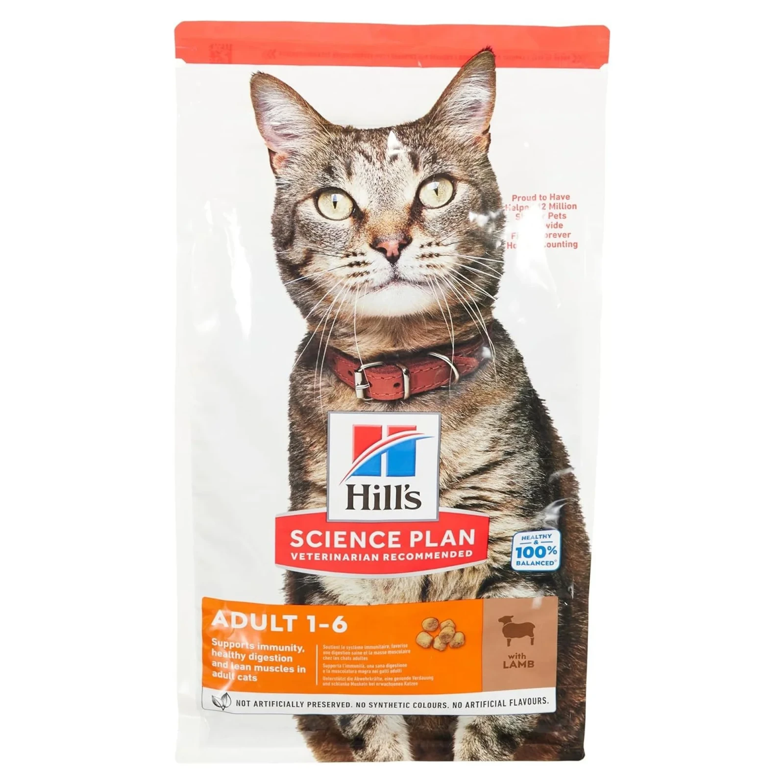 Hill's Adult 1-6 Yaş Kuzulu Yetişkin Kedi Maması 1.5 KG