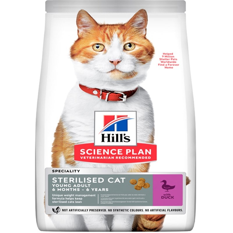 Hill's Young Sterilised Ördekli Kısırlaştırılmış 1.5 kg