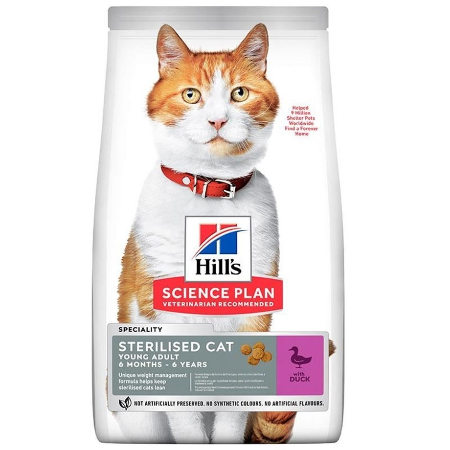 Hill's Young Sterilised Ördekli Kısırlaştırılmış 3 kg