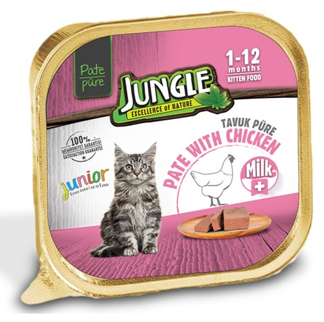 Jungle Sütlü Tavuk Püreli Yavru 100 gr