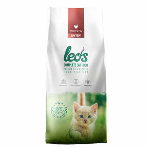 Leo's Tavuklu Yavru Kedi Maması 15 Kg