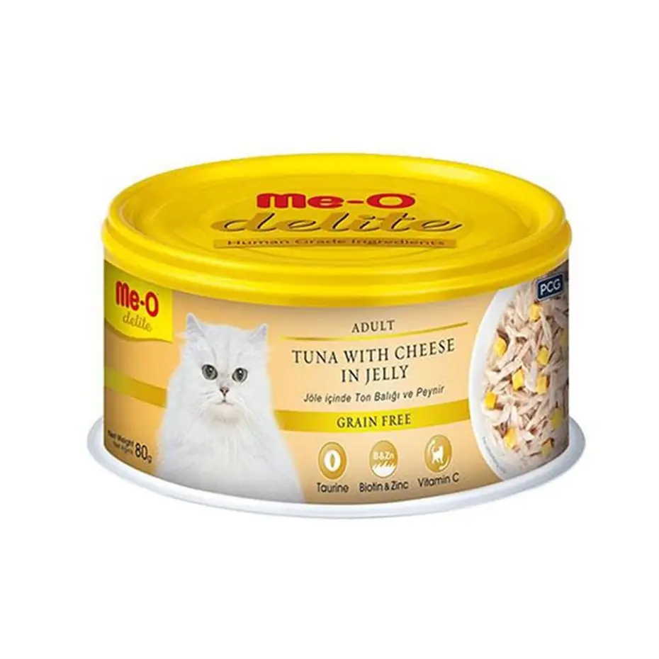 Me-O Delite Ton Balık ve Peynirli Tahılsız 80 Gr