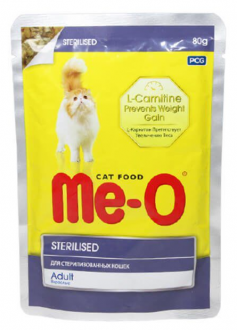 Me-O Tavuklu Kısırlaştırılmış 80 gr