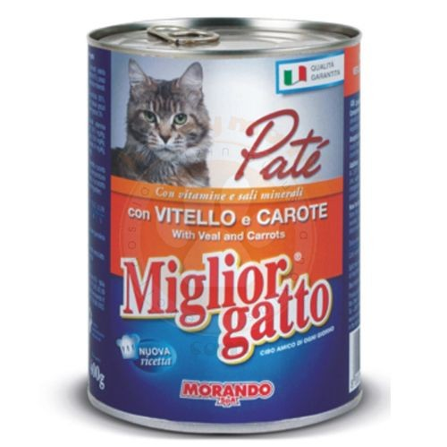 Miglior Gatto Pate Dana Eti ve Havuç 400 gr