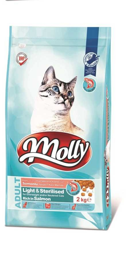 Molly Light & Sterilised Somonlu 2 kg