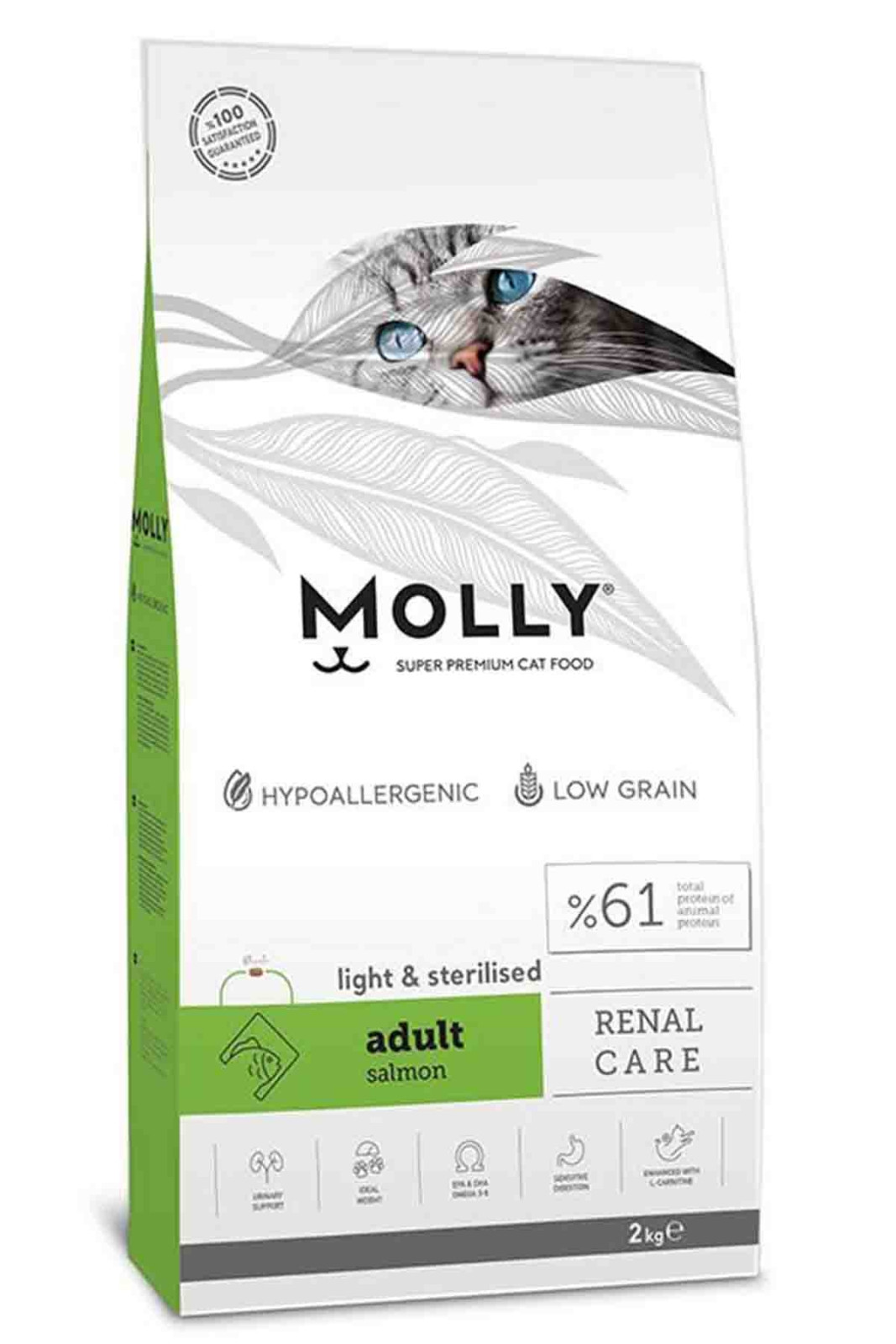 Molly Light & Sterilised Somonlu 2 kg
