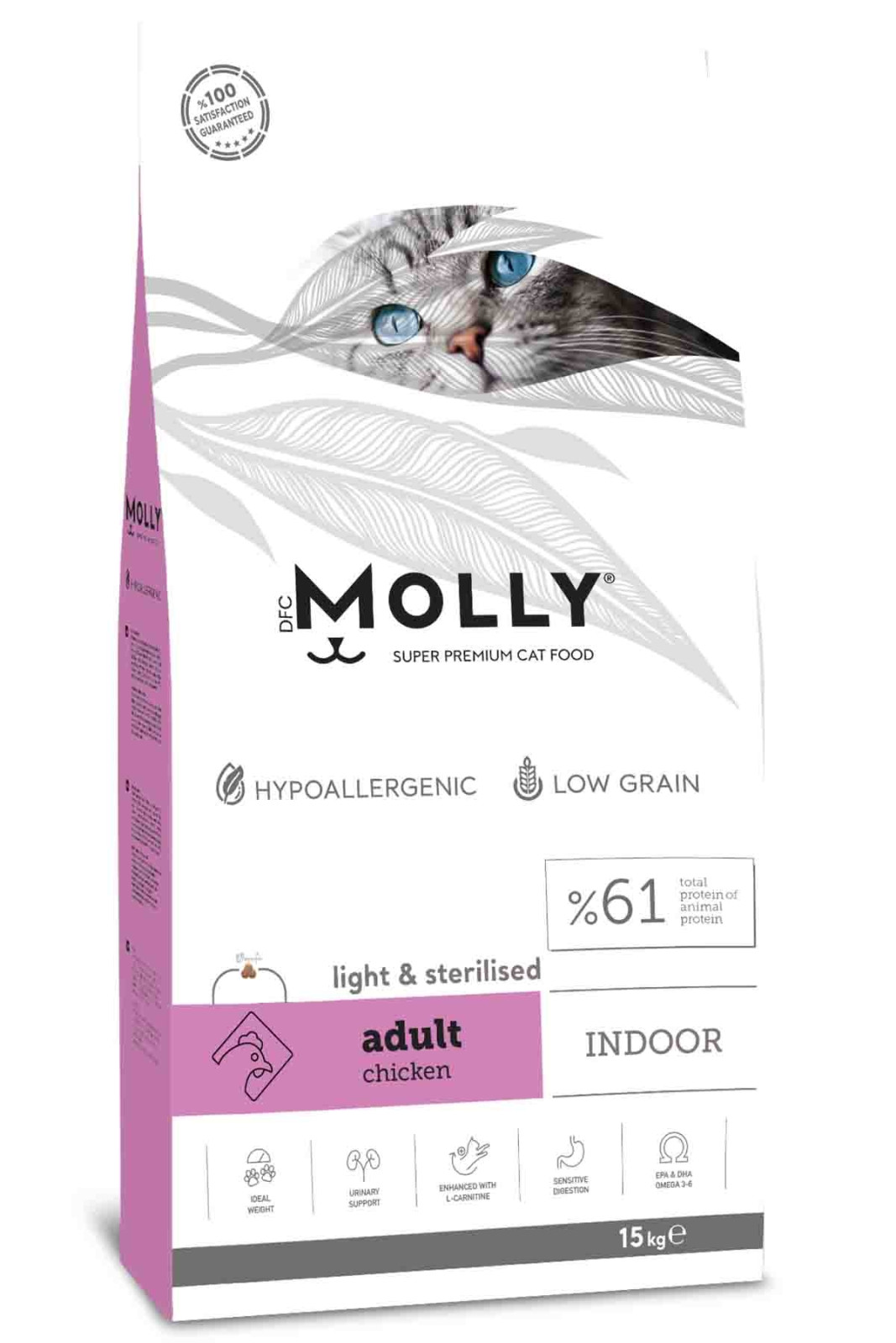 Molly Sterilised Light Tavuklu 15 kg