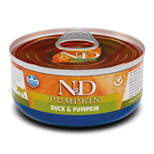 N&D Tahılsız Balkabaklı ve Ördek Etli 70 gr Yetişkin Yaş Kedi Maması