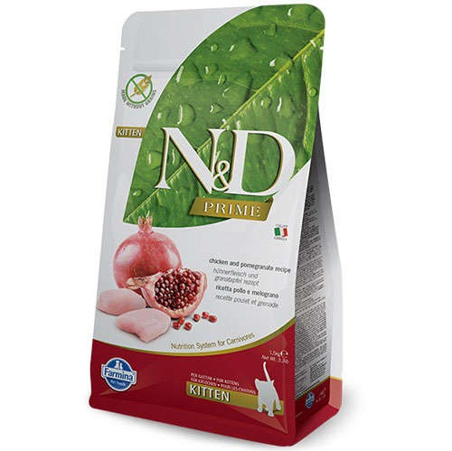 N&D Prime Tahılsız Tavuk Etli Narlı Yavru 5 kg