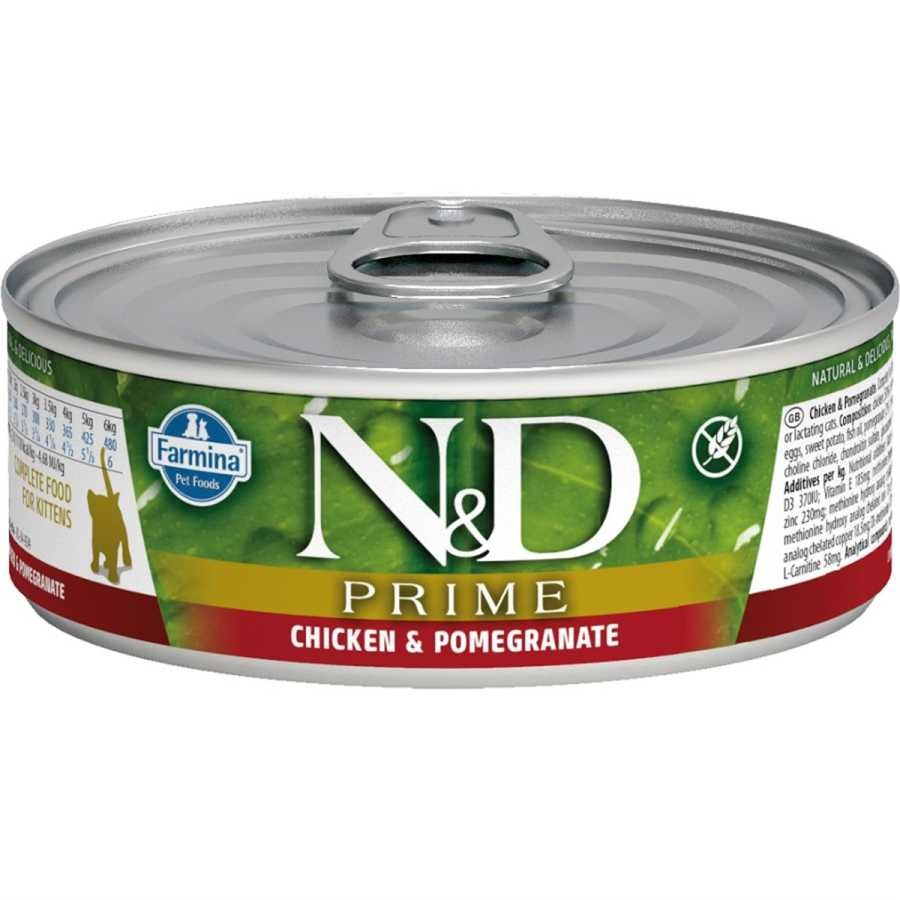 N&D Prime Tavuk ve Narlı Yavru 80 gr