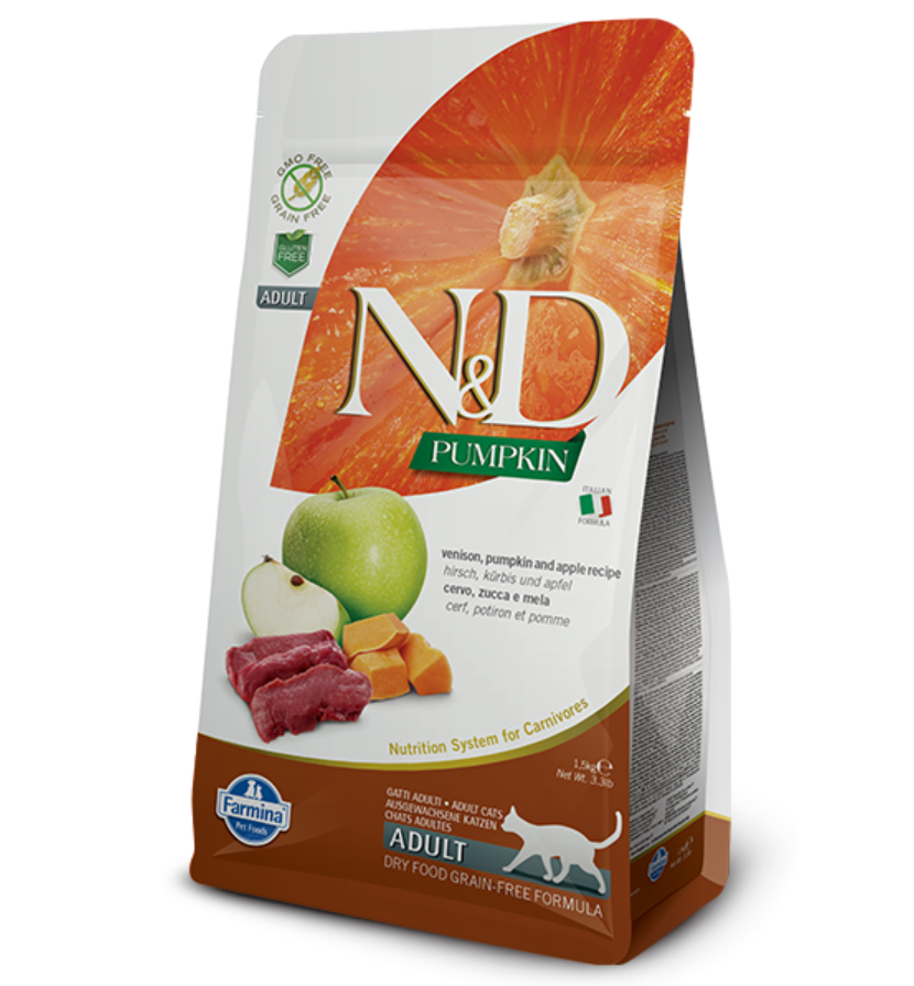 N&D Tahılsız Geyik Etli Bal Kabaklı ve Elmalı 1.5 kg