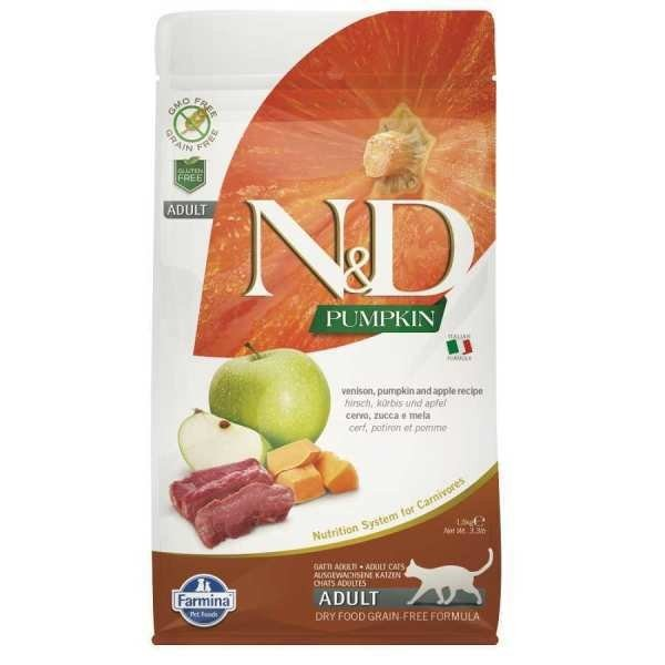 N&D Tahılsız Geyik Etli Balkabaklı Ve Elmalı 5 kg