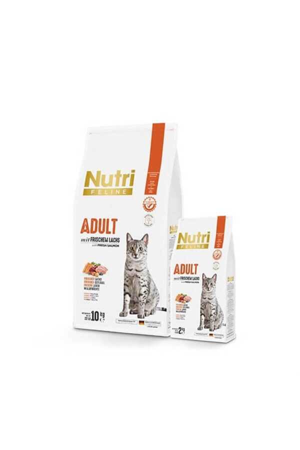 Nutri Feline Glutensiz Somonlu Düşük Tahıllı Yetişkin 10 kg