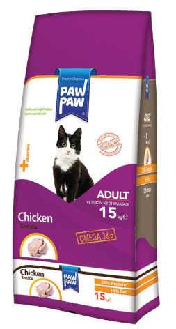 Paw Paw Adult Tavuk 15 kg