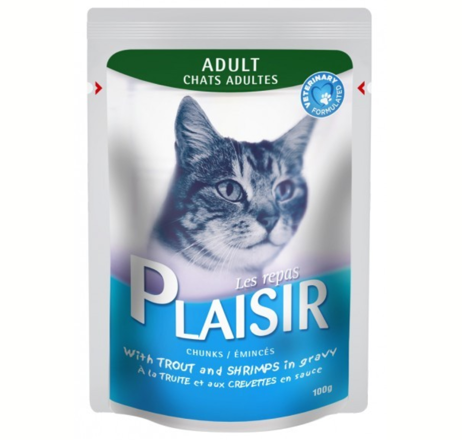 Plaisir Adult Pouch Alabalıklı ve Karidesli 100 gr