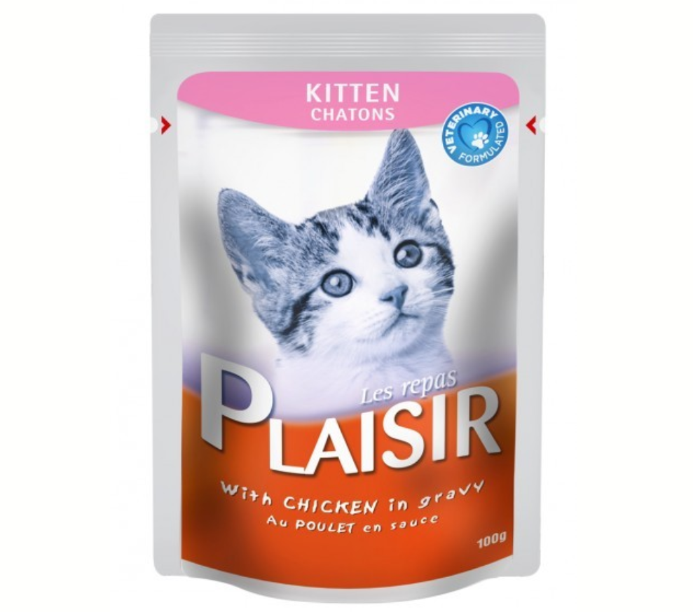 Plaisir Kitten Pouch Tavuklu 100 gr