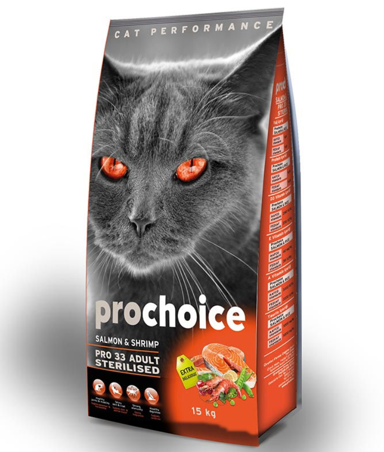 Pro Choice Pro 33 Adult Somonlu ve Karidesli 2 kg