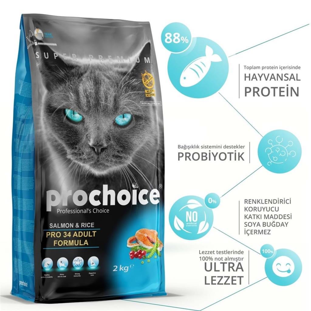 Pro Choice Pro 34 Adult Somonlu 2 kg