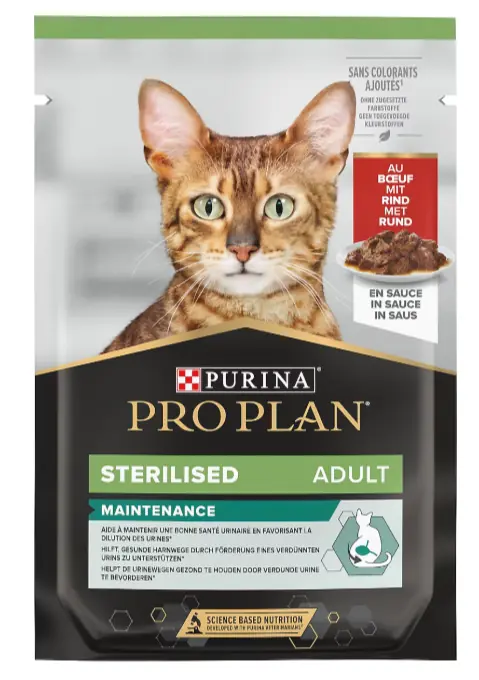 Pro Plan Sterilised Sığır Etli 85 gr Kısırlaştırılmış Yetişkin Kedi Yaş Maması