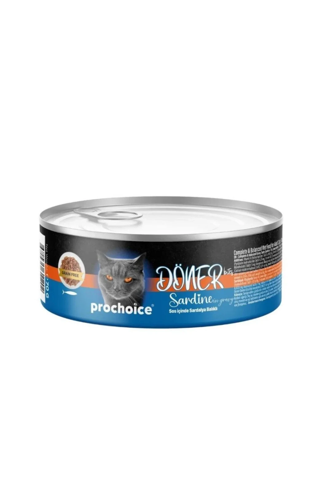 Pro Choice Döner Bites Sos İçinde Sardalyalı Yetişkin 70 gr