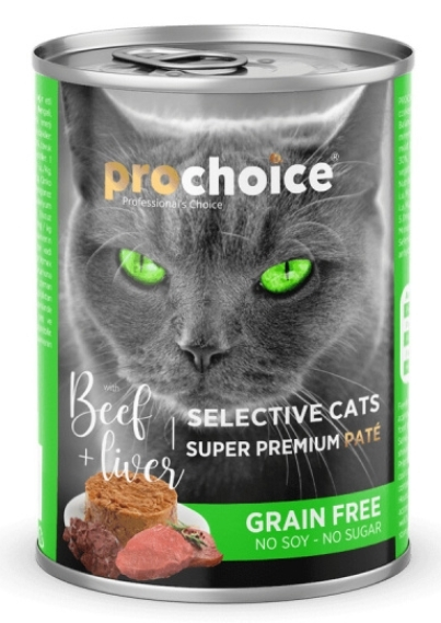 Pro Choice Seçici Kediler Sığır Etli Ve Ciğerli 400 gr