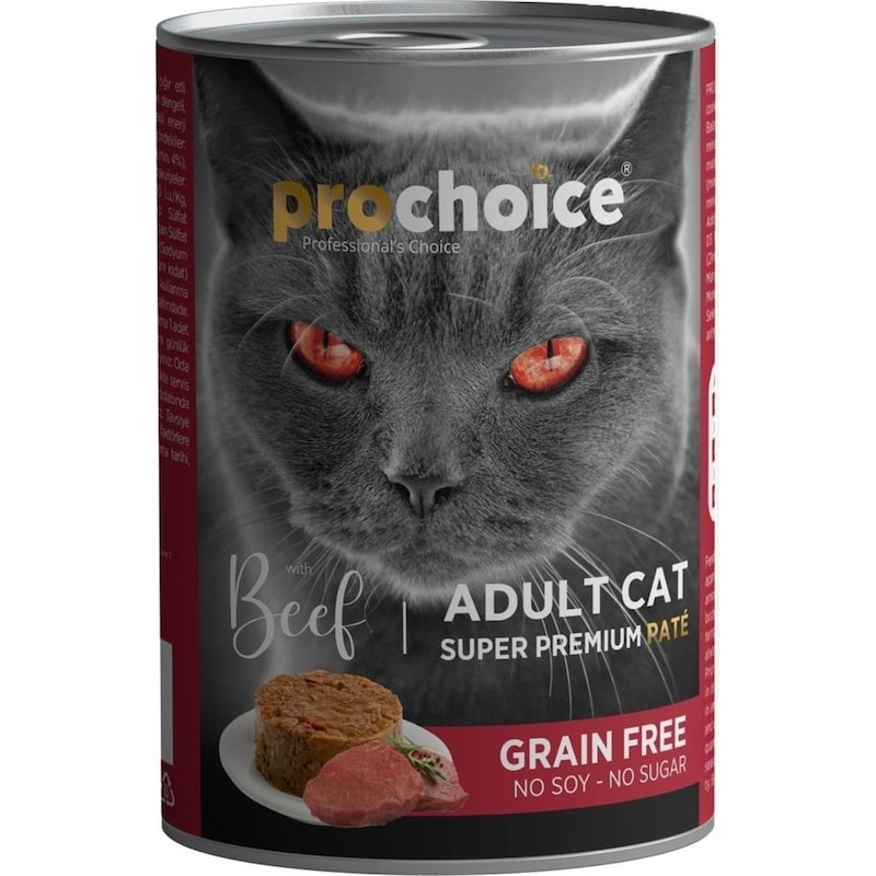 Pro Choice Sığır Etli Pate Konserve Yetişkin 400 gr