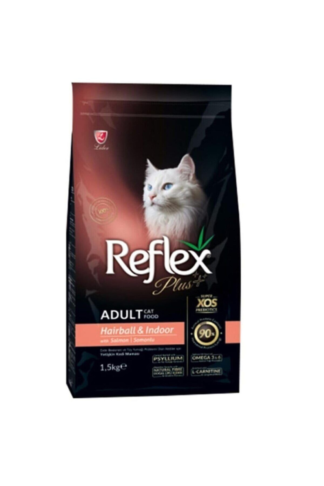 Reflex Plus Adult Hairball & Indoor Somonlu 1.5 kg