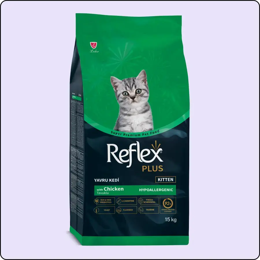 Reflex Plus Kitten Tavuklu 15 kg